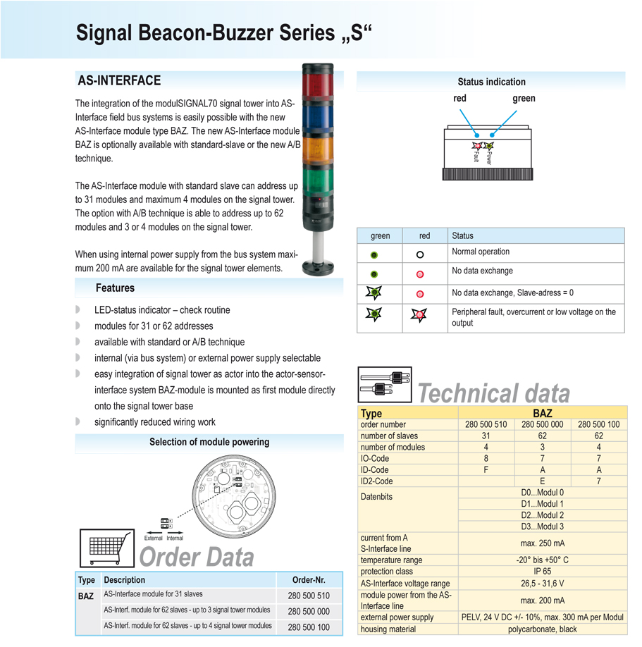 Auer-Signal%20Serie%20S%20İkaz%20Işığı%20-%20Buzzer%20S