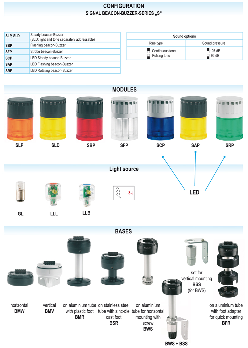 Auer-Signal%20Serie%20S%20İkaz%20Işığı%20-%20Buzzer%20S