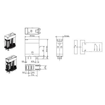 OMRON%20G2R-1-SN%2024VAC%2010A%201CO%20Kontaklı%20Röle%20