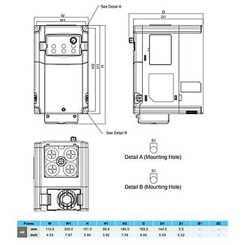 Delta%20VFD015E21A%201,5%20KW%20Tek%20Faz%20220VAC%20Beslemeli%20Sürücü