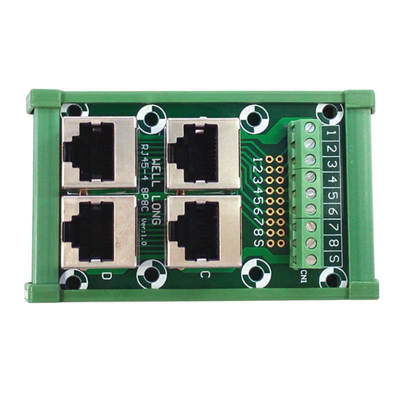 DIN%20Rail%20Mount%20RJ45%20Module,RJ45%208P8C%20Konnektör