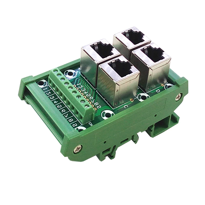 DIN%20Rail%20Mount%20RJ45%20Module,RJ45%208P8C%20Konnektör