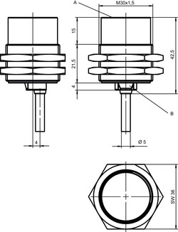 Leuze%20ISS%20130MM/4NO-25N%20Endüktif%20Sensör