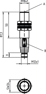 Leuze%20LCS-1M18P-F05PNP-M12-LT%20Kapasitif%20Sensör