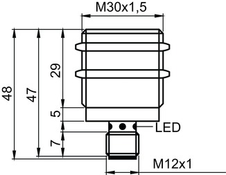 Leuze%20ISS%20130MM/4NO-16E-M12%20Endüktif%20Sensör