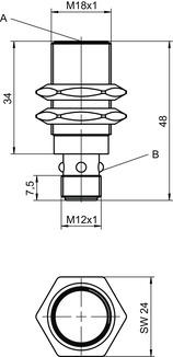 Leuze%20ISS%20118MM/4NC-8E0-M12%20Endüktif%20Sensör