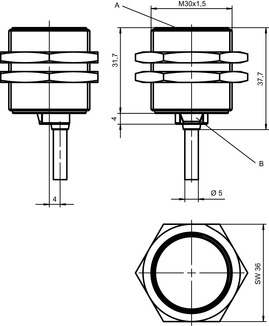 Leuze%20ISS%20130MM/4NO-10E%20Endüktif%20Sensör