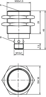 Leuze%20ISS%20130MM/2NO-16E-M12%20Endüktif%20Sensör