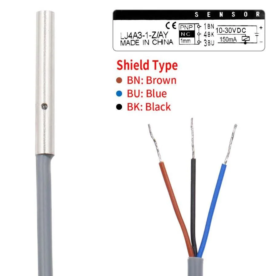 LJ4A3-1-Z/AX%206-36V%201mm%20NPN%20NC%20Endüktif%20Mesafe%20Sensörü