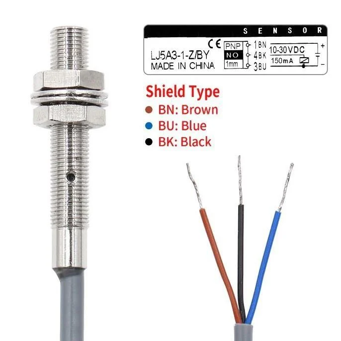 LJ5A3-1-Z/BX%206-36V%201mm%20NPN%20NO%20Endüktif%20Mesafe%20Sensörü