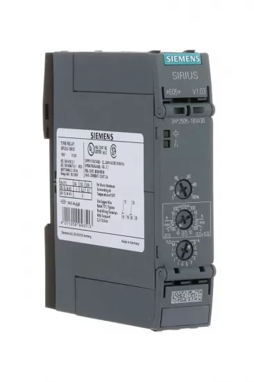 Siemens 3RP2505-1BW30 Fonksiyonlu Zaman Rölesi Al